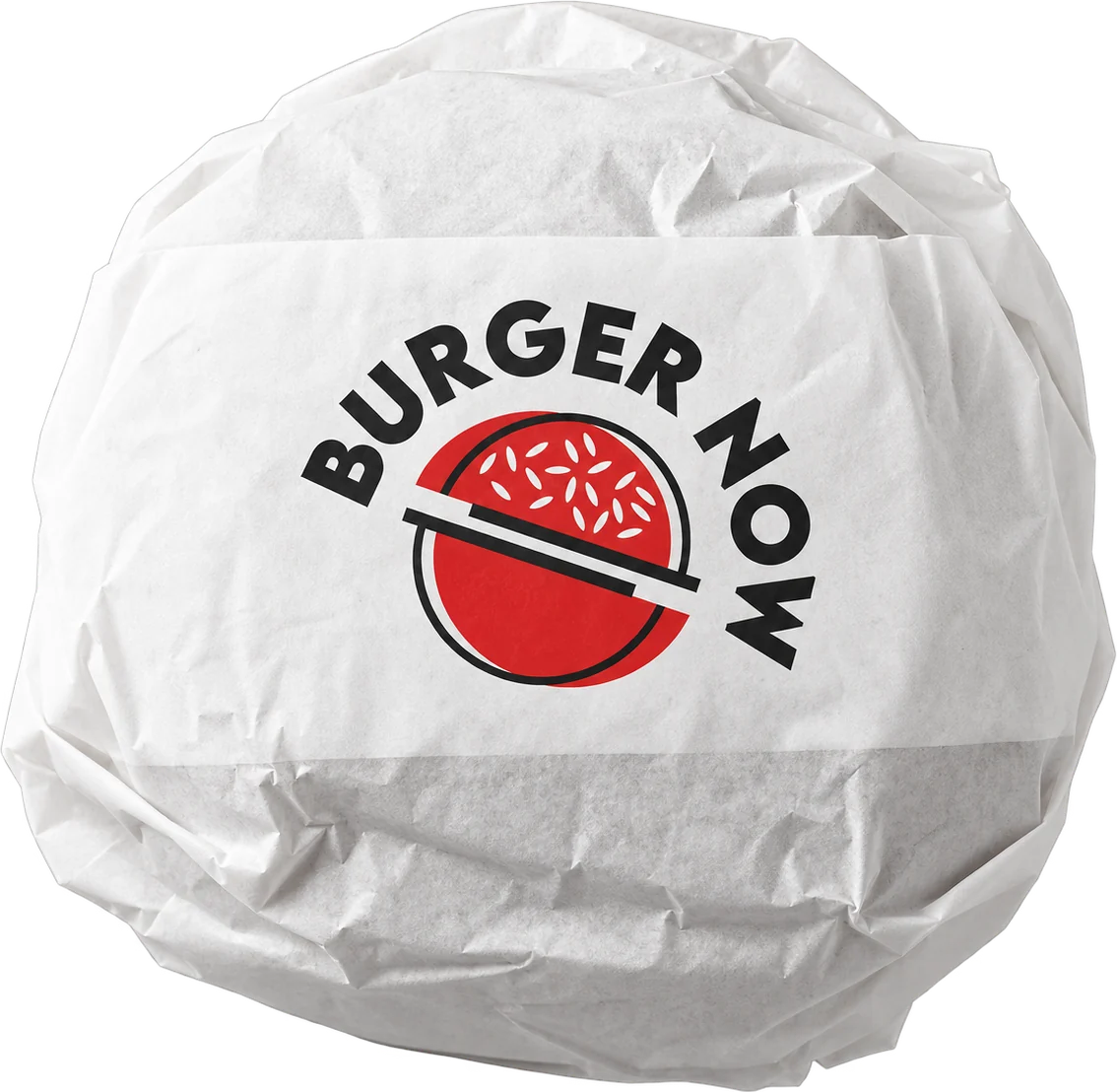 Burger Now wrapped burger