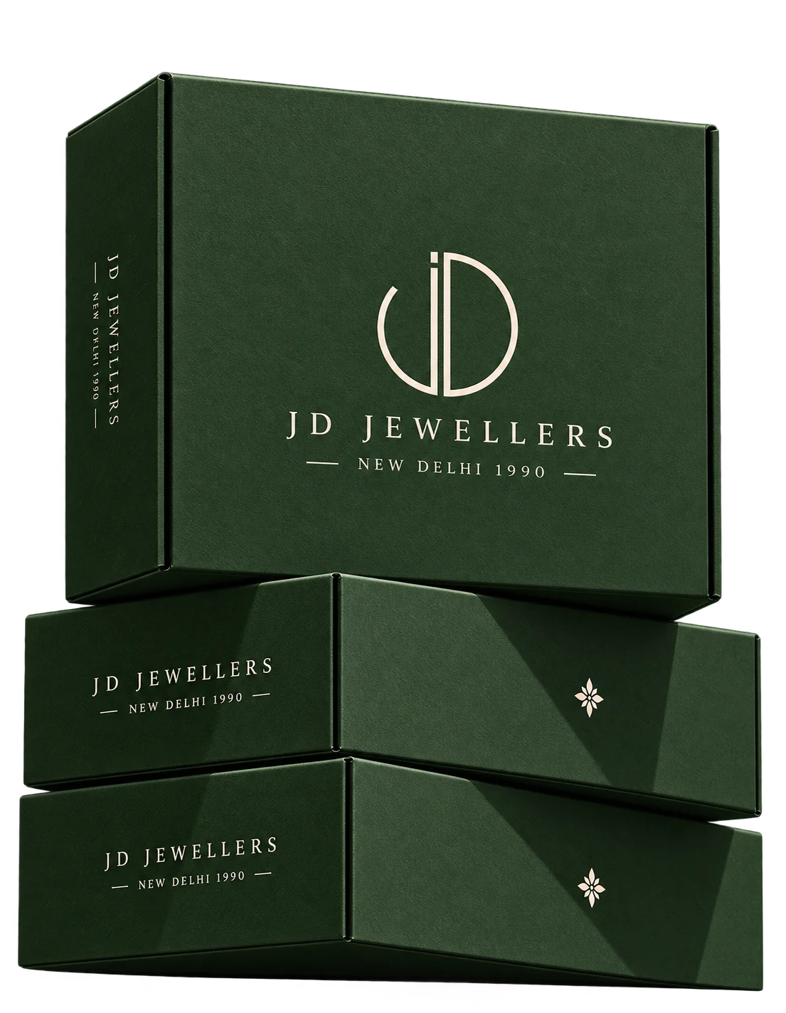 JD Jewellers stacked gift boxes