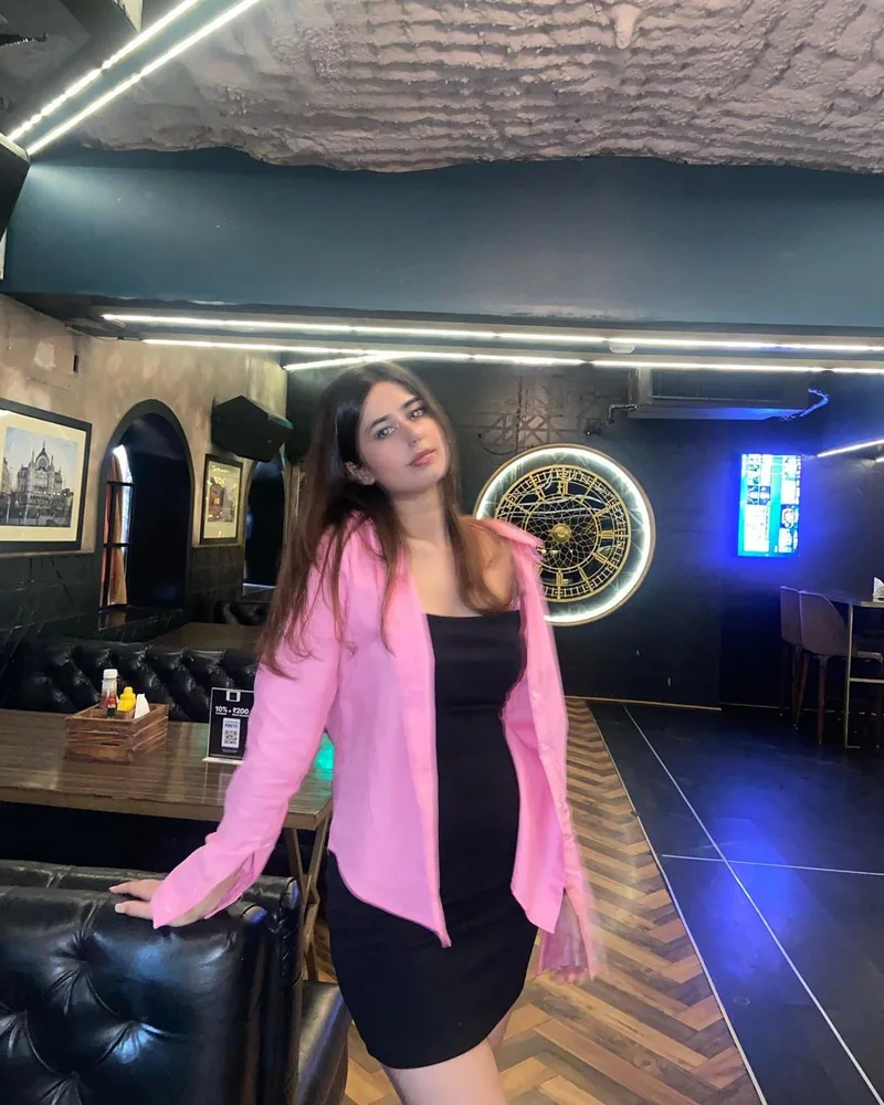 A creator in a bar